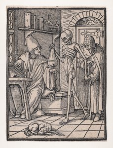 The Doctor or Physician, fra The Dance of Death, ca. 1526, publisert 1538.