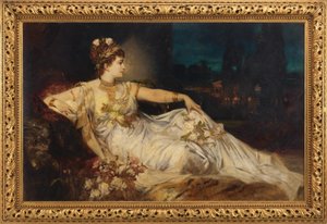 Charlotte Wolter (1834-1897) som «Messalina» i «Arria og Messalina» av Adolf von Wilbrandt av Hans Makart