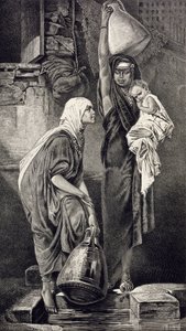 Egyptiske kvinner som tegner vann av Hans Makart
