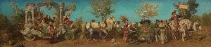 Utkast til festtoget 1879 - Hagebruk av Hans Makart