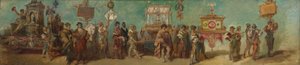 Utkast til festtoget i 1879 - Pottemakerne og glassmakerne av Hans Makart