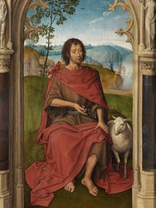 Utvendig panel av Triptych of Jan Floreins av Hans Memling