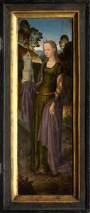 Høyre fløy av Triptych av Adriaan Reins av Hans Memling