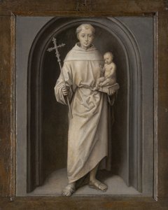 Saint Anthony av Padua, 1485-90 av Hans Memling