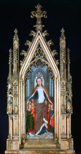 St Ursula-helligdommen, St Ursula og de hellige jomfruer, 1489 av Hans Memling