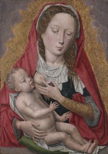 Jomfru og barn, ca. 1470-1480. av Hans Memling