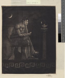 Penelope med veven av Hans Nikolaj Hansen