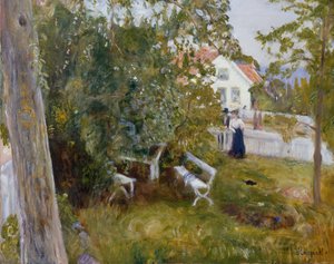 Sommerlandskap av Hans Olaf Heyerdahl