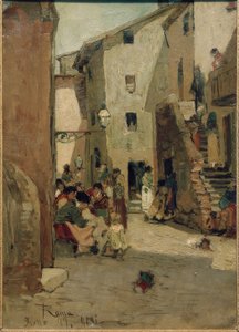 Roman Ghetto III / maleri av Hans Peter Feddersen