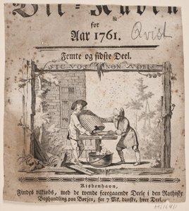Tittelvignetten for "Bii-Kuben for året 1761", del V
