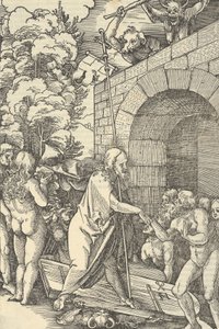 Kristus i Limbo, fra speilet av lidenskapen til vår Herre Jesus Kristus, 1507. av Hans Schäufelein the Elder