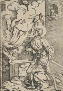 Saint Florian gjenangrep. av Hans Schäufelein the Elder