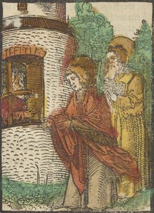 St. John in Prison, fra Das Plenarium, 1517. av Hans Schäufelein the Elder