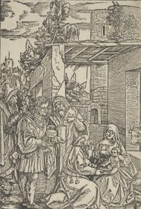 The Adoration of the Magi, fra Ewangeli og Epistel, 1512. av Hans Schäufelein the Elder