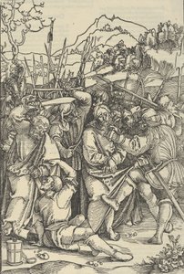 Arresten av Kristus, fra speilet av lidenskapen til vår Herre Jesus Kristus, 1507. av Hans Schäufelein the Elder