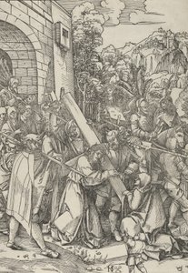 Bæringen av korset. av Hans Schäufelein the Elder