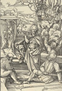 Oppstandelsen, fra speilet av lidenskapen til vår Herre Jesu Kristi, 1507. av Hans Schäufelein the Elder