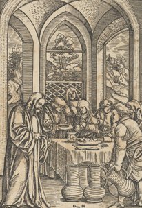 The Wedding at Cana, fra The Life of Christ, ca. 1511-12.