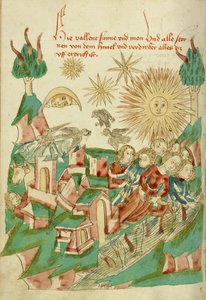 The End of the World Ms Ludwig XV 9 fol. 95v, 1469 (blekk, fargevask og tempera på papir)