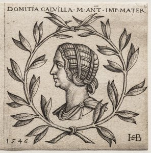 Byste av Domitia Calvilla av Hans Sebald Beham