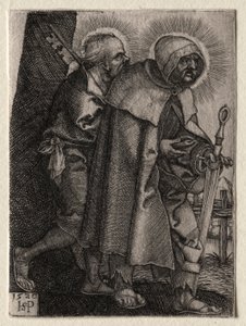 Kristus og apostlene: St. Peter og St. Paul av Hans Sebald Beham