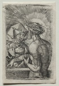 Kristus og jomfruen av Hans Sebald Beham
