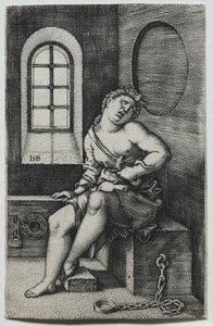 Kleopatra. av Hans Sebald Beham