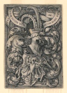 Våpenskjold med en ørn av Hans Sebald Beham