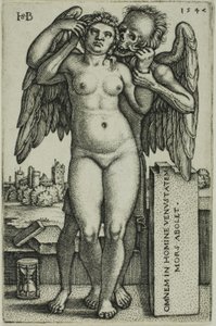 Døden og jomfruen av Hans Sebald Beham