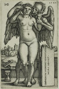 Døden og jomfruen av Hans Sebald Beham