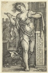 Lucretias død av Hans Sebald Beham