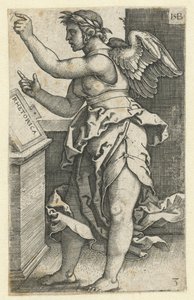 Retorisk Retorikk (tittel på objekt) Seven Liberal Arts (serietittel) av Hans Sebald Beham