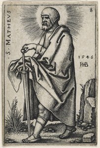 Saint Matteus, 1541-46 av Hans Sebald Beham
