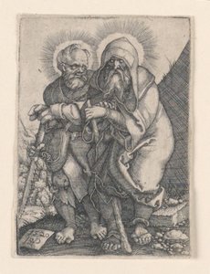 Saint Simon og Saint Thaddeus av Hans Sebald Beham