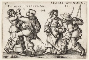 september og oktober av Hans Sebald Beham