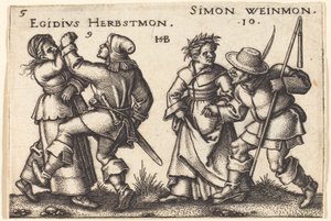 september og oktober av Hans Sebald Beham