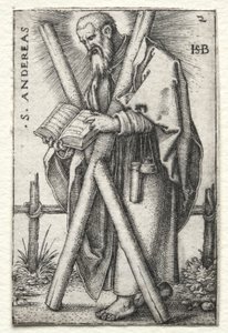St. Andrew, 1545-1546. av Hans Sebald Beham