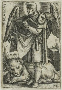 St. Mark, fra De fire evangelistene av Hans Sebald Beham