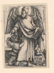 St. Matteus, fra De fire evangelistene av Hans Sebald Beham