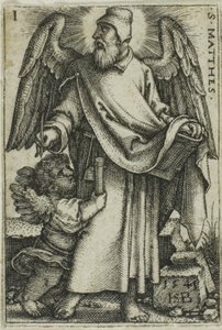 St. Matteus, fra De fire evangelistene av Hans Sebald Beham