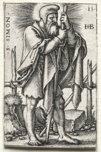 St. Simon, 1545-1546. av Hans Sebald Beham