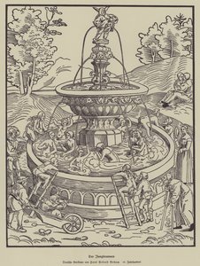 Ungdommens fontene, 1500-tallet av Hans Sebald Beham