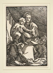 Den hellige familie under kalesjen av Hans Sebald Beham