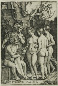 Paris-dommen av Hans Sebald Beham