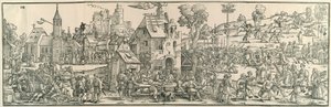 Den store landsbymessen av Hans Sebald Beham