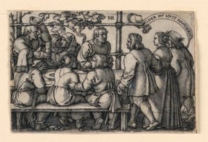 Bondefesten (Alder du must danczen) av Hans Sebald Beham