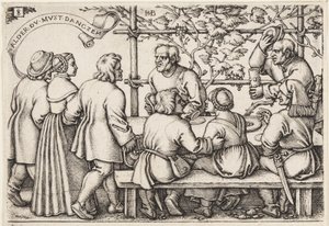 Bondefesten, eller de tolv månedene av Hans Sebald Beham