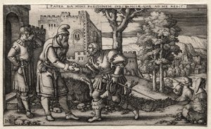 Den fortapte sønn. av Hans Sebald Beham