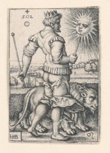 Solen, fra De syv planetene av Hans Sebald Beham