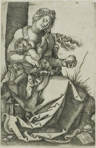 Jomfruen med pæren av Hans Sebald Beham